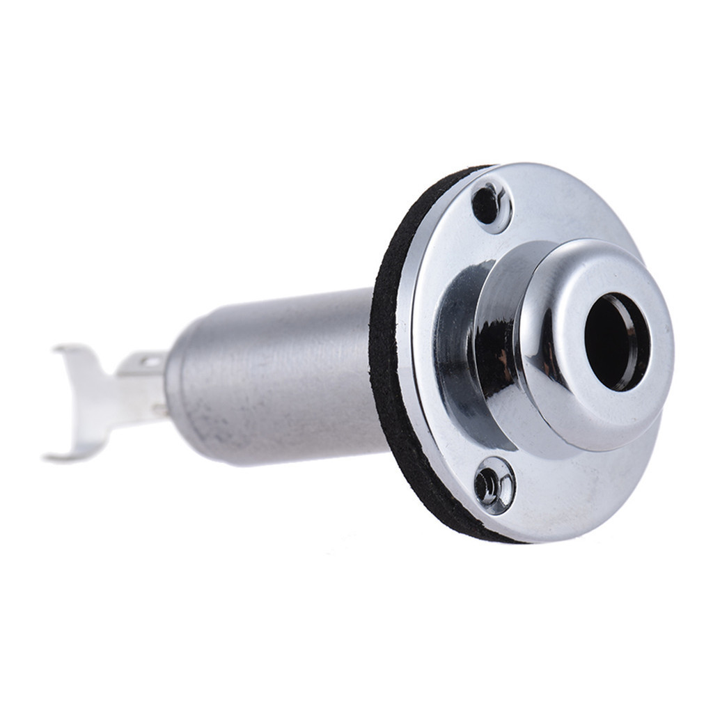 Acoustic Electric Guitar Mono End Pin Endpin Jack Socket Plug 6.35mm 1/