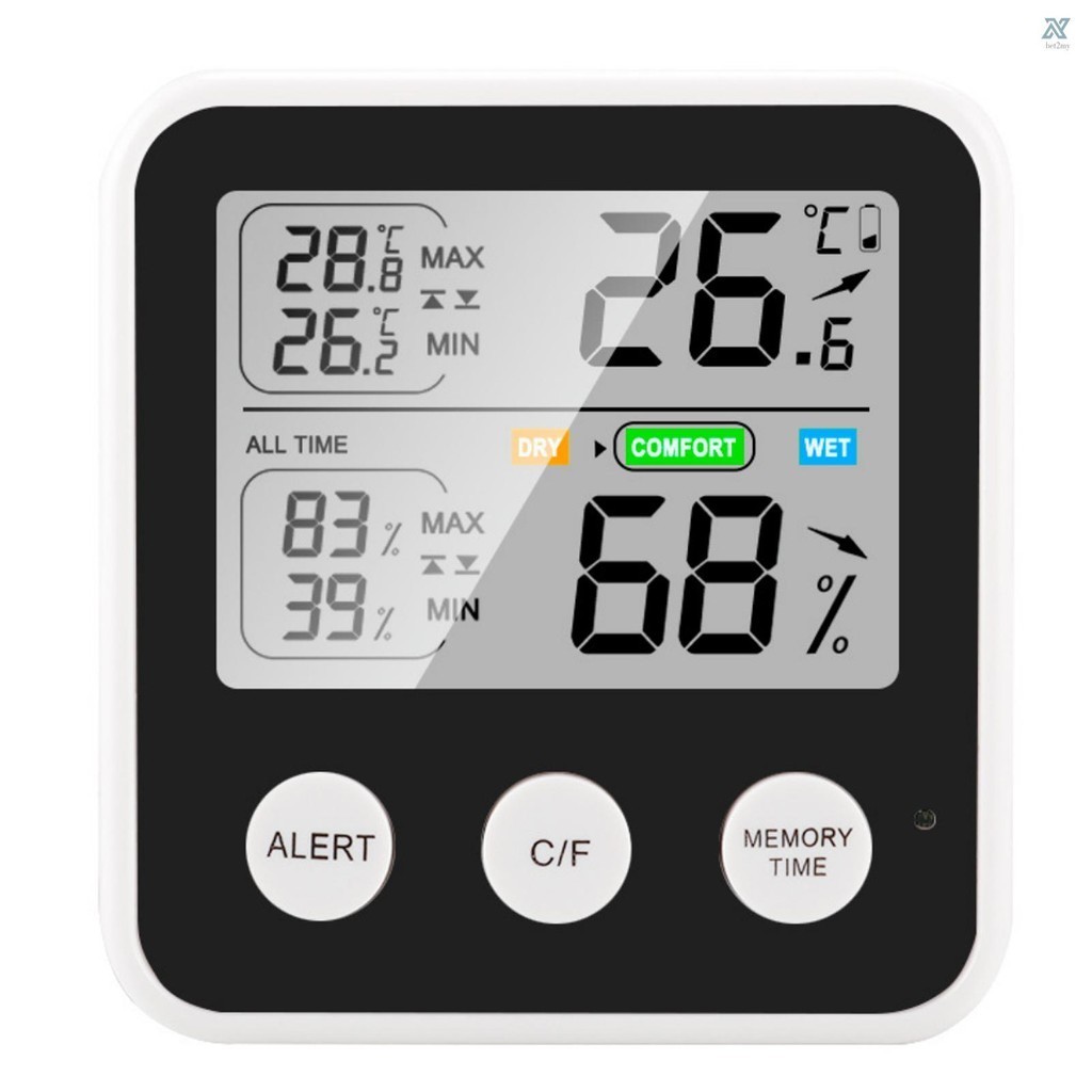 BEM High Precision Magnetic Thermometer Hygrometer Digital Thermo ...