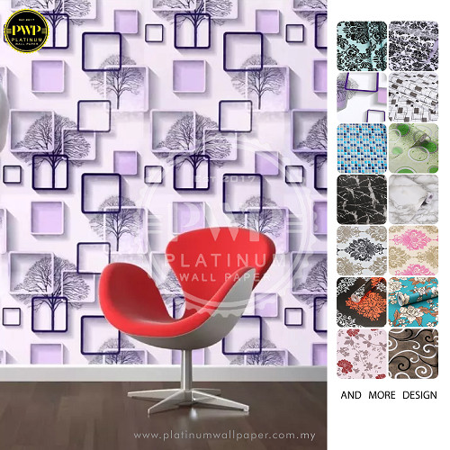 (HIGH QUALITY) 3D self-adhesive wallpaper wall paper bedroom cozy ...