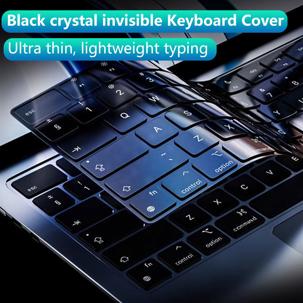 Ultra Thin Soft invisible keyboard Cover Skin for 2023 2024 Macbook Air ...