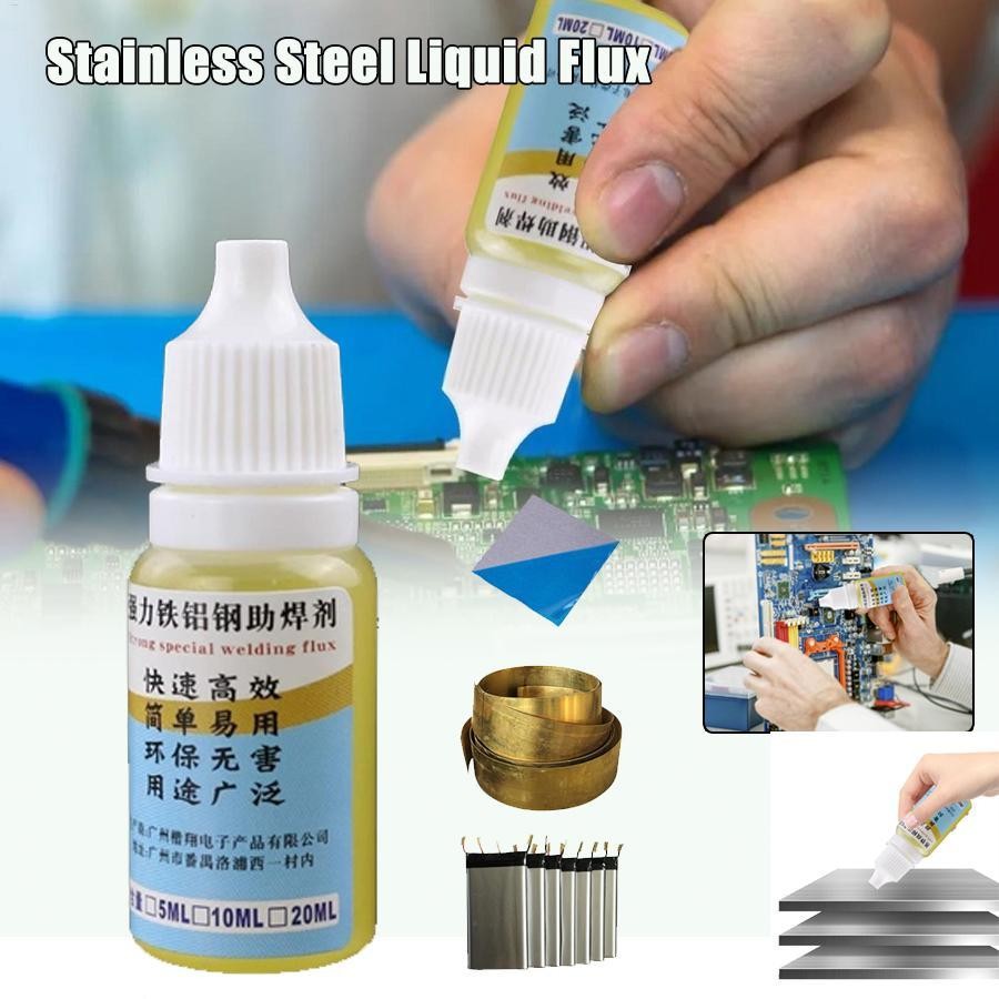 Stainless Steel Flux 0.33oz Metal Soldering Flux Liquid Multifunctional ...