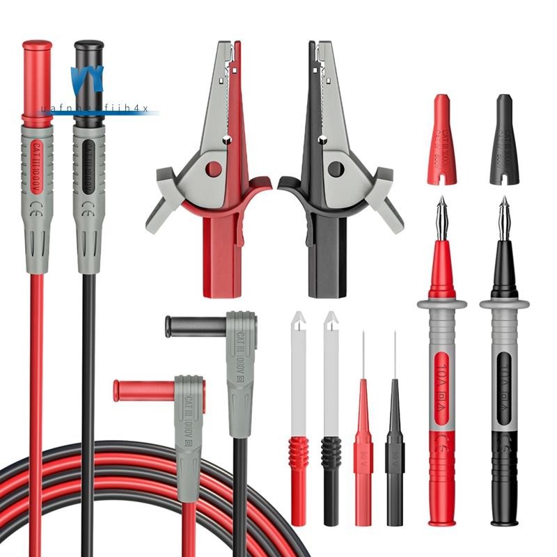 Multimeter Test Lead Kit Electrical Probes with Test Cable Set | Shopee ...