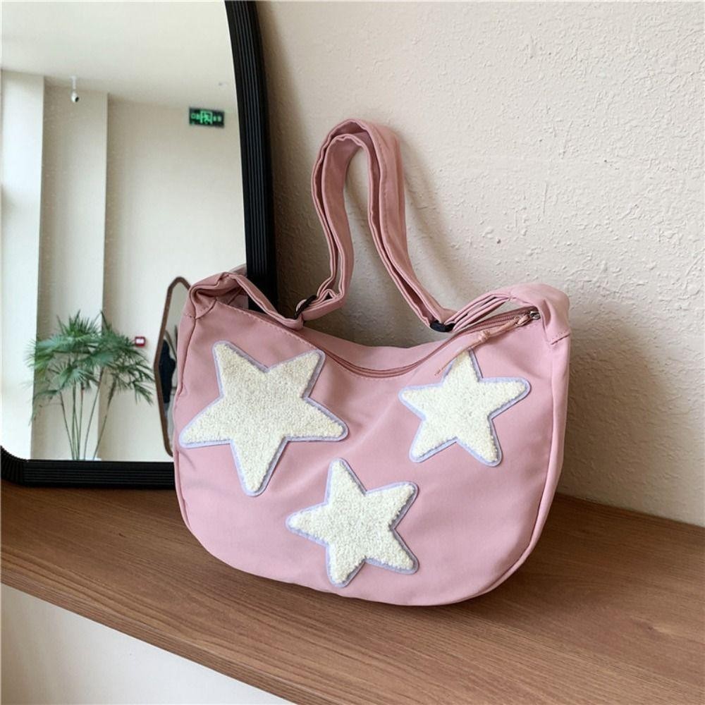 PEONY HOME Shoulder Bag Pentagram Canvas Messenger Bag Y2k Book Bag Women Girls Shopee Malaysia