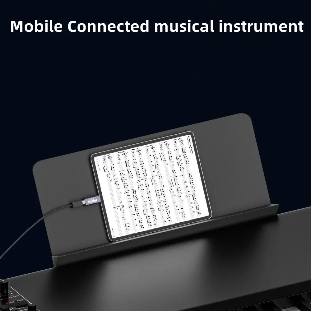 For MIDI Converter Printer Electric Piano Laptop Mobile, USB-A/Mini ...