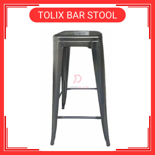 Kerusi Tinggi Kerusi Besi Tolix Metal High Bar Stool | Shopee Malaysia