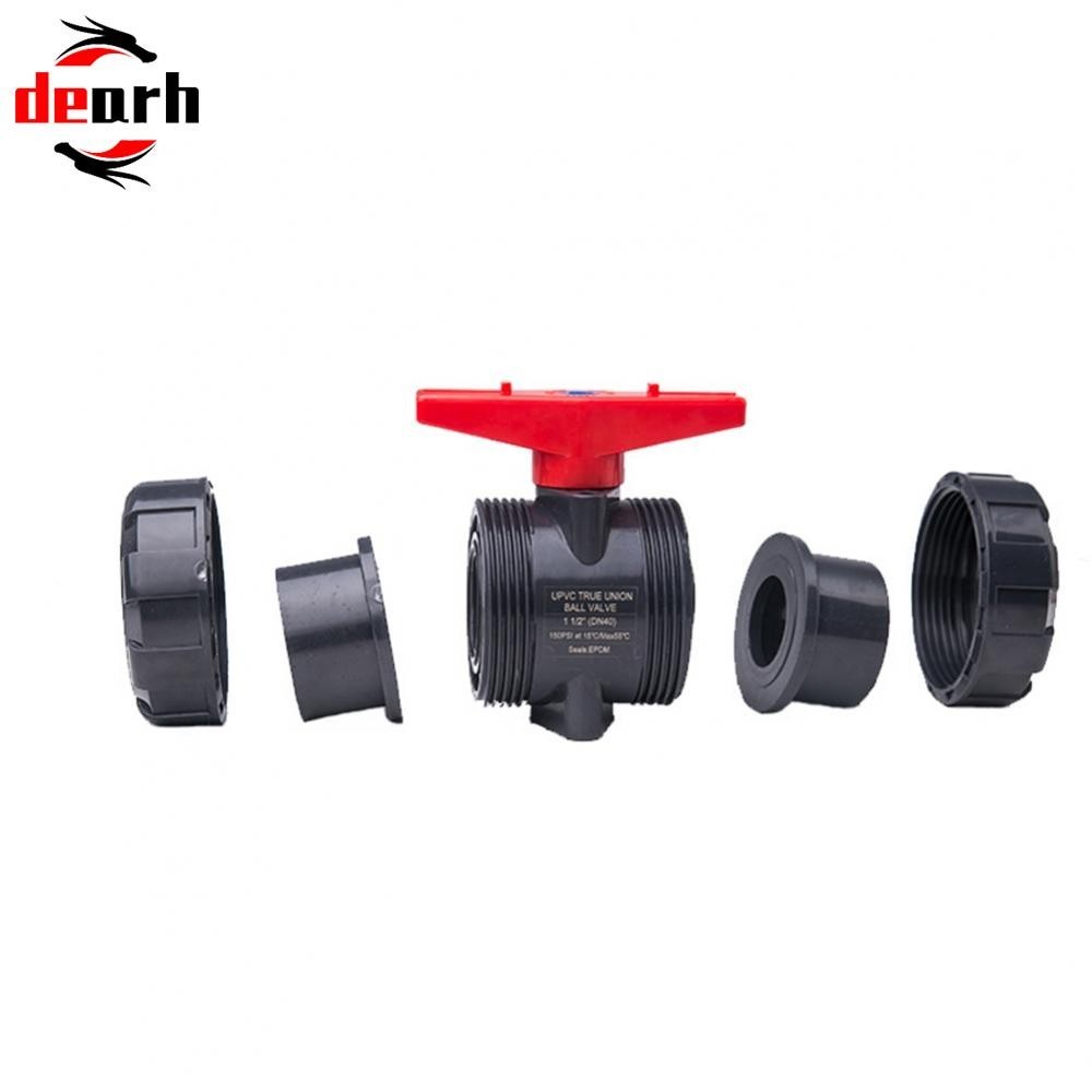 Versatile Full Flow Ball Valve UPVC Union Ball Valve with Fast Loading