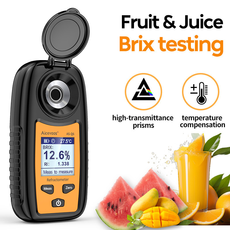 2024 New Digital Refractometer Brix Meter Sugar Content Measuring ...