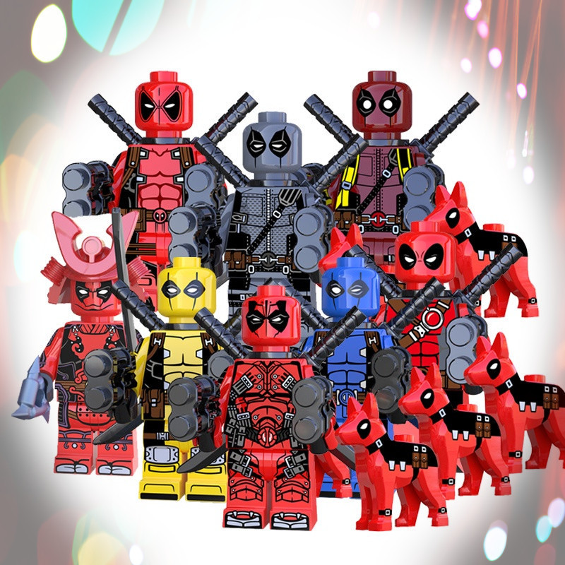 Movie Mini Character Avengers Series Minifigure Deadpool Set Assembly ...