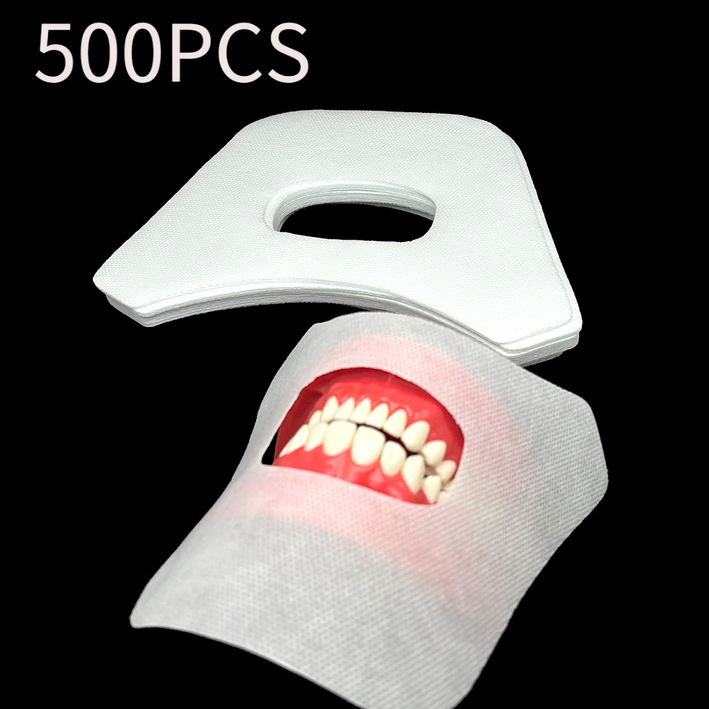 50pcs Oral Cavity Cotton Cloth Towel Dental Face Gauze Dental Face Mask