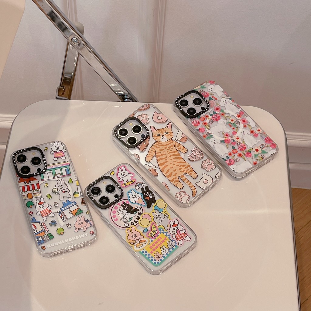 【Balloon Rabbit】CASETIFY Transparent Magnetic Phone Case, Casetify ...