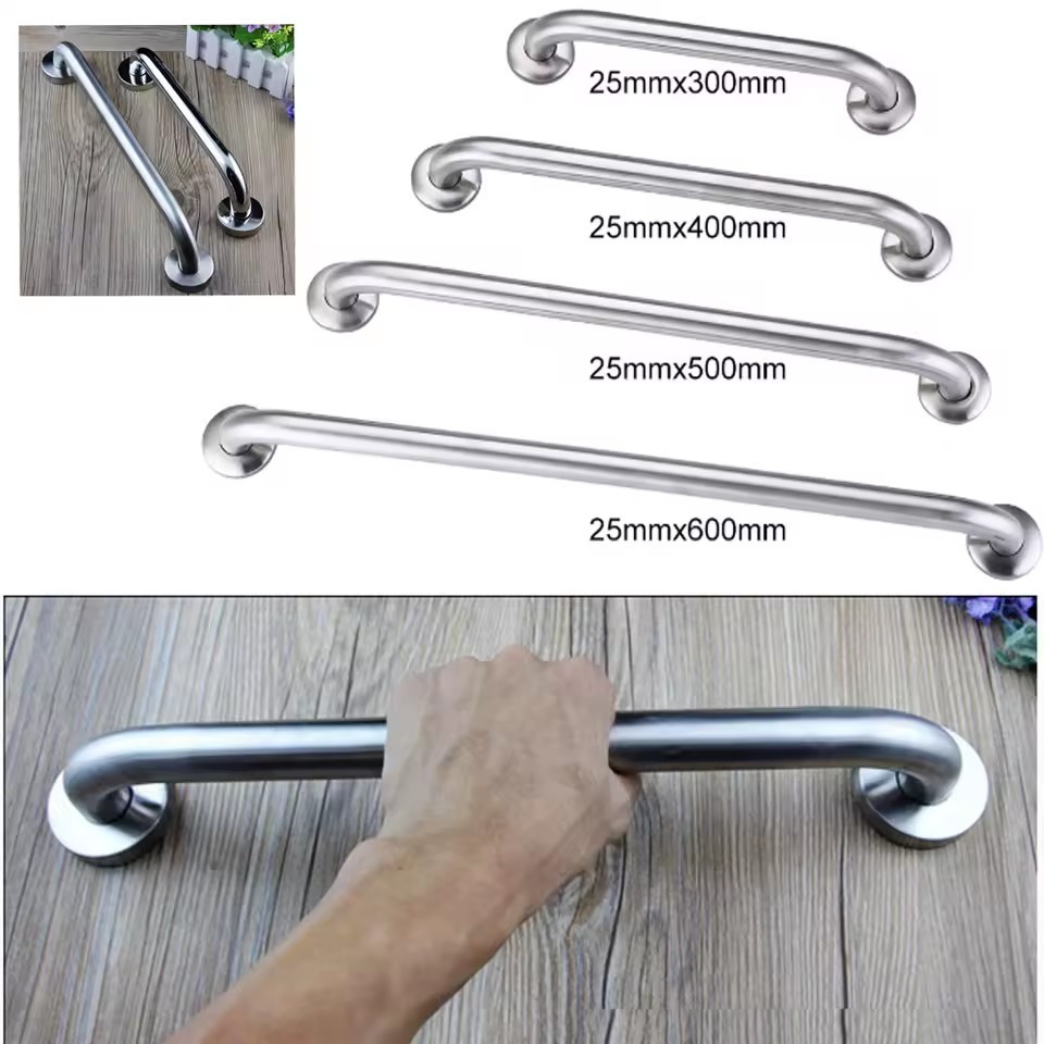 Stainless Steel Bathroom Shower Bar Handrail Toilet Handrails 30/40/50 ...