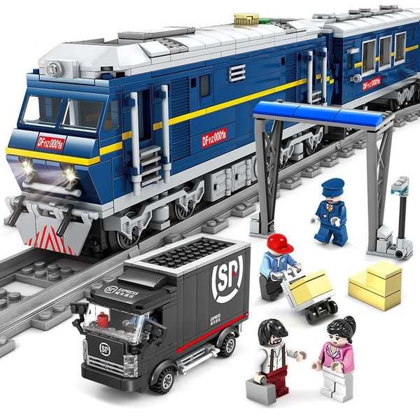 lego City Harmony No. Fuxing No. High-speed Rail Train Electric Train ...