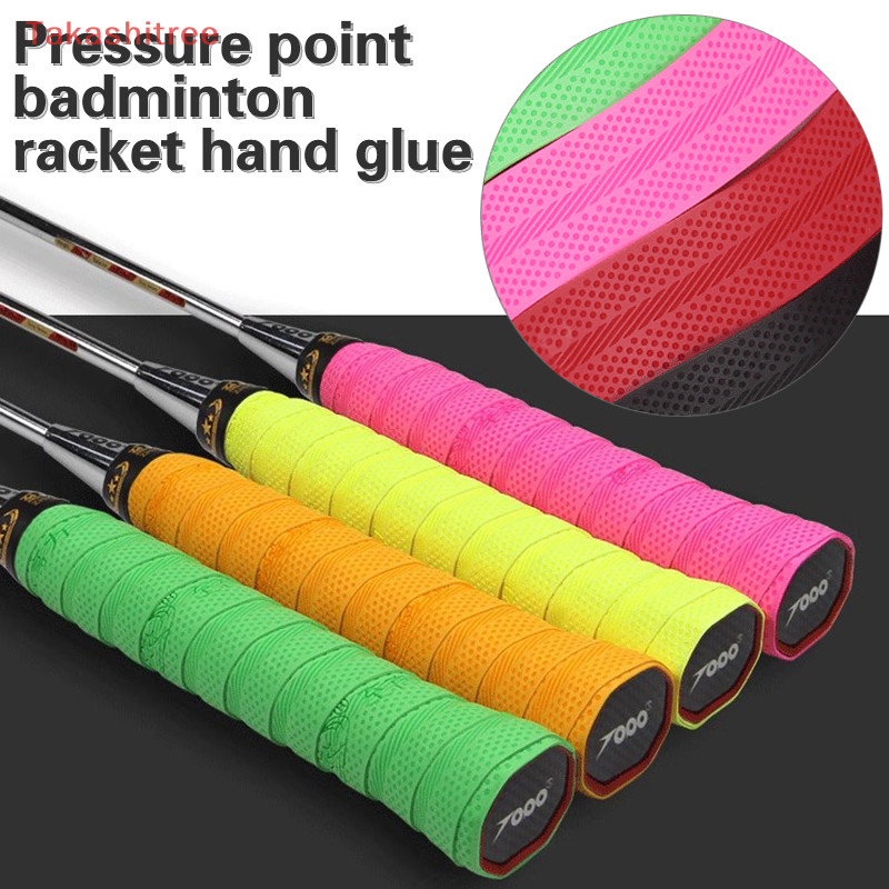 (Takashitree) Badminton Racket Hand Rubber Pressure Point ...