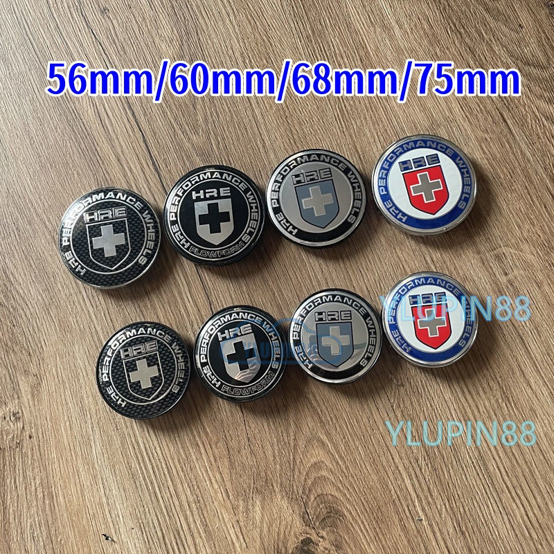 4pcs HRE PERFORMANCE WHEELS 56mm 60mm 68mm 75mm Car Wheel Hub Center ...