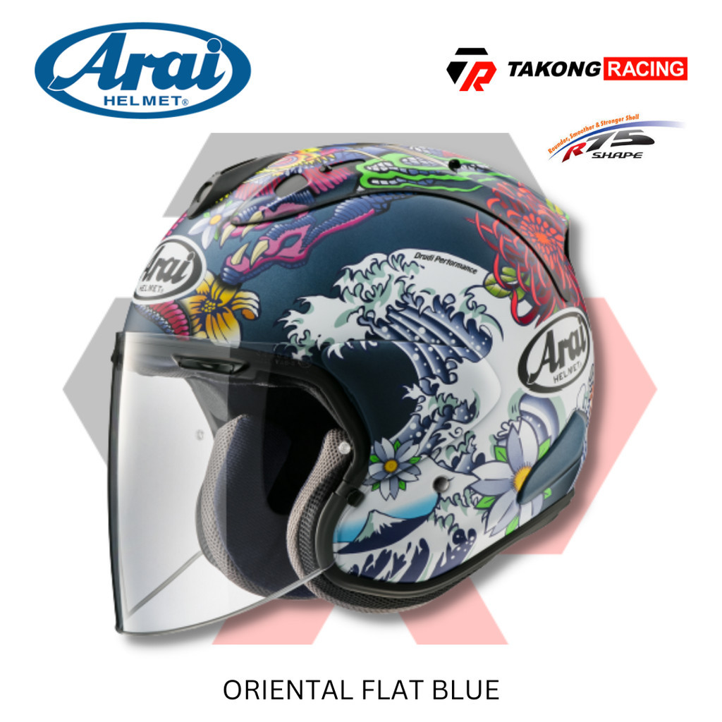 arai helmet for sale malaysia VX-Pro4 - Scoop - Red Product Description Features intermediate oval shape which fits the majority of head shapes in the North American markets The Variable Axis System (VAS) pivot cover is smaller and lower NEW Arai VZ-Ram Ogura Officially