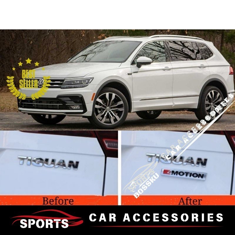 Volkswagen Tiguan 2017-2024 Tiguan Rear Emblem LoGo Cover Exterior ...