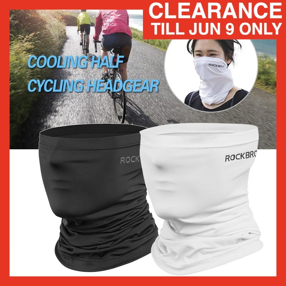 (ORIGINAL COOLING MASK) EW RockBros Face Neck Mask Cycling Motorcycle ...