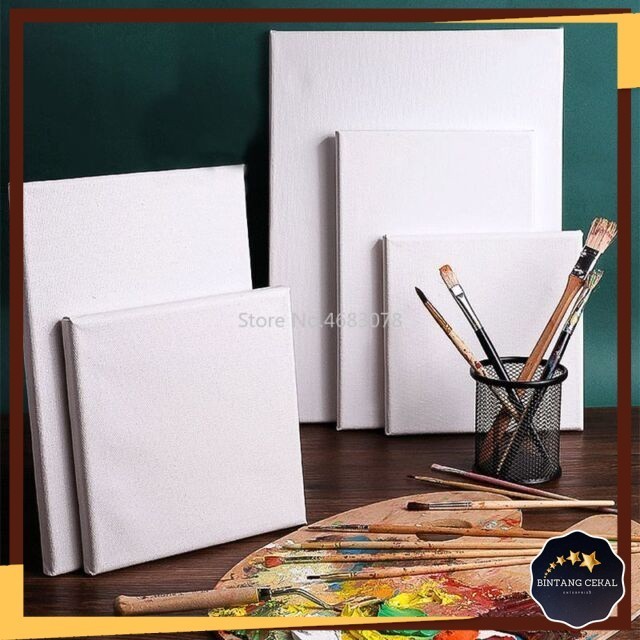 BC [PART 1/2] Stretched Canvas Board Frame, Drawing Panel Oil Painting ...
