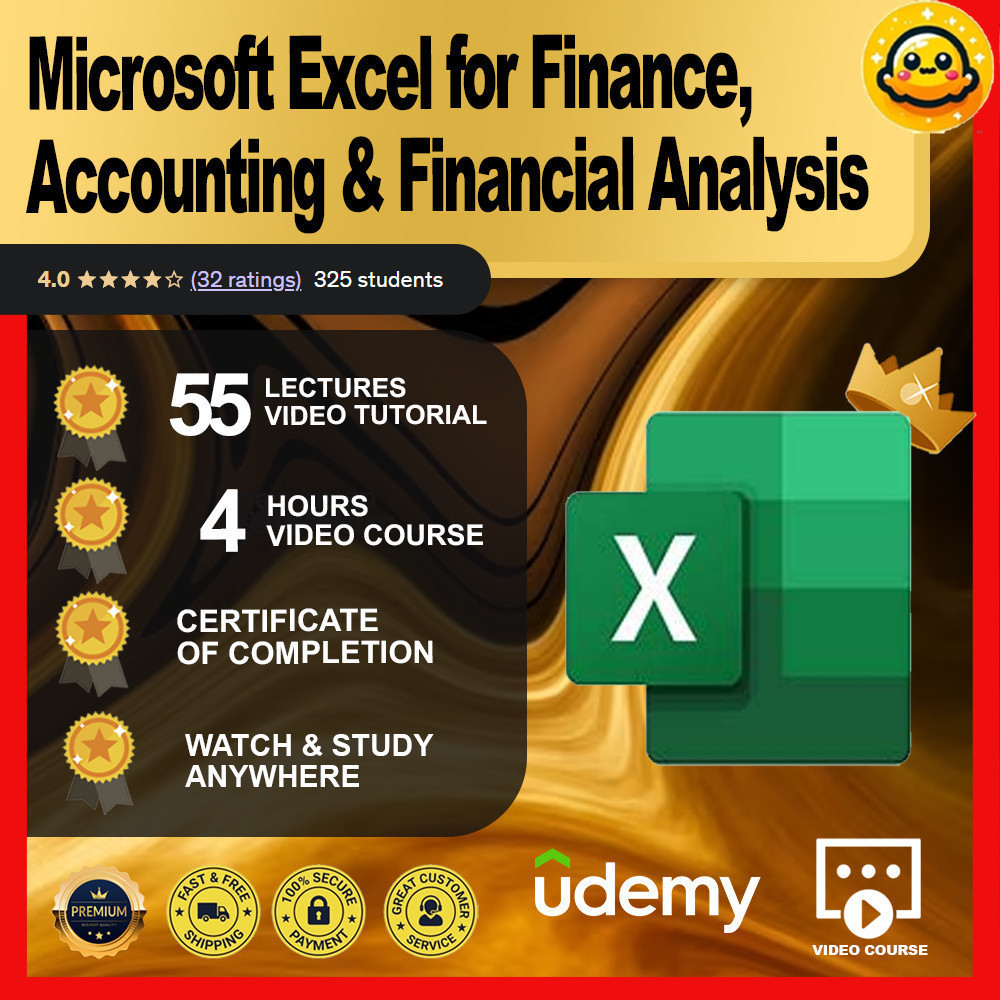 [Video Course] Microsoft Excel for Finance, Accounting & Financial ...