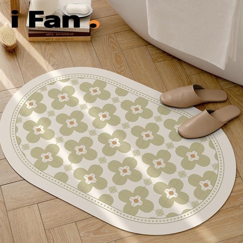 Kitchen Bathroom Door Mat Diatom Mud Absorbent Floor Mat Anti-slip ...