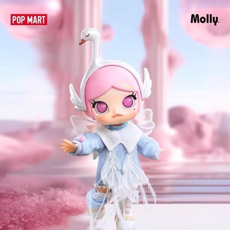 Popmart official popmart official MOLLY Transformation Swan Action ...