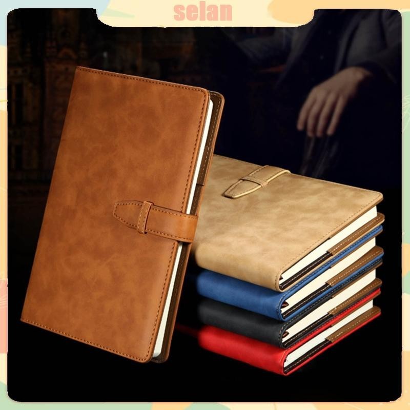 SELAN Simple Journal Notebook Hardcover Notepad with Buckle Closure ...