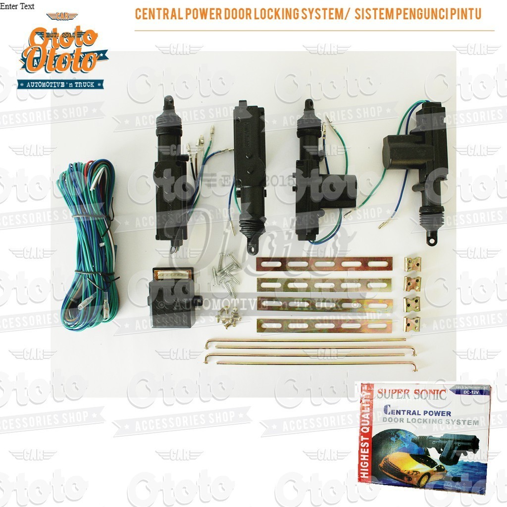 Central Lock/Central Power Door Locking System/Main Door Locking System