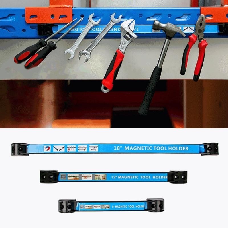 pri Space Saving Magnetic Tool Display Mount Storage Rack for Wrench ...