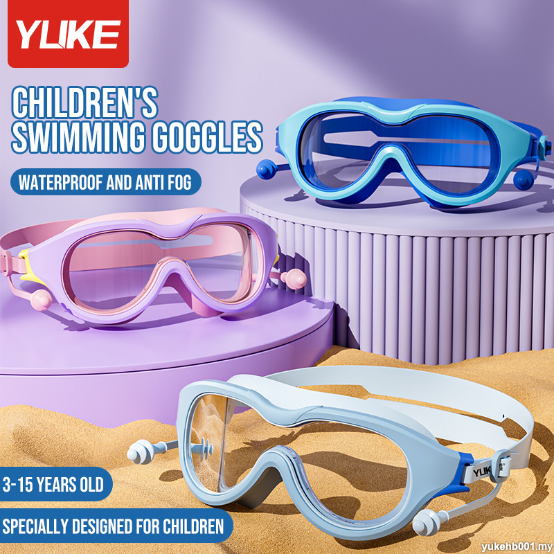 YUKE Goggle Swimming Boy HD Waterproof Anti Fog Girl Swimming Pool ...