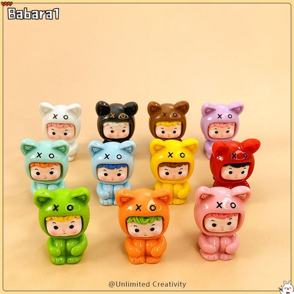 Mini Cartoon Characters Resin Material Bulk Miniature Cartoon Doll Cute ...
