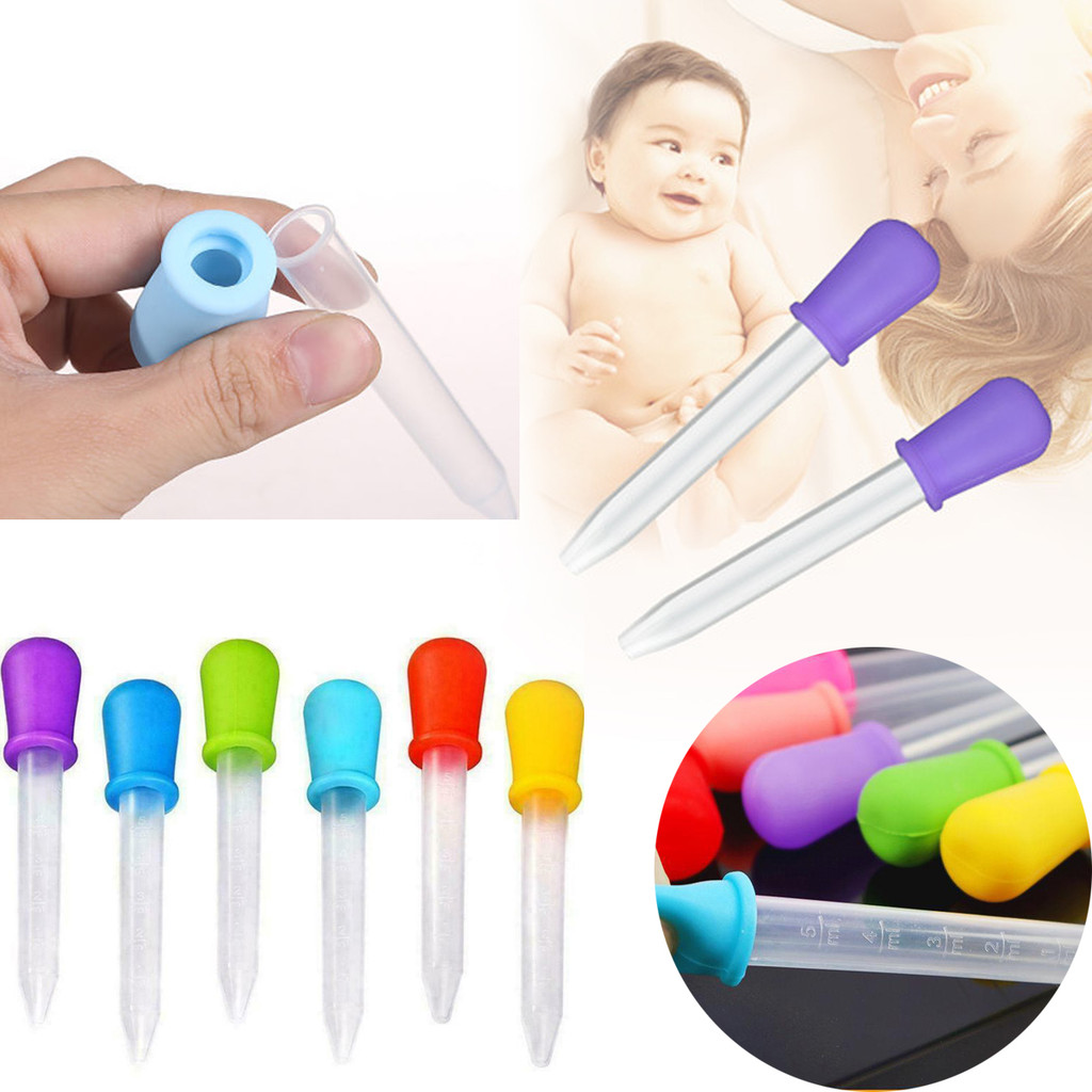 6PCS Learning Fine Motor Skill Toys, Primary Science Silicone Dropper ...