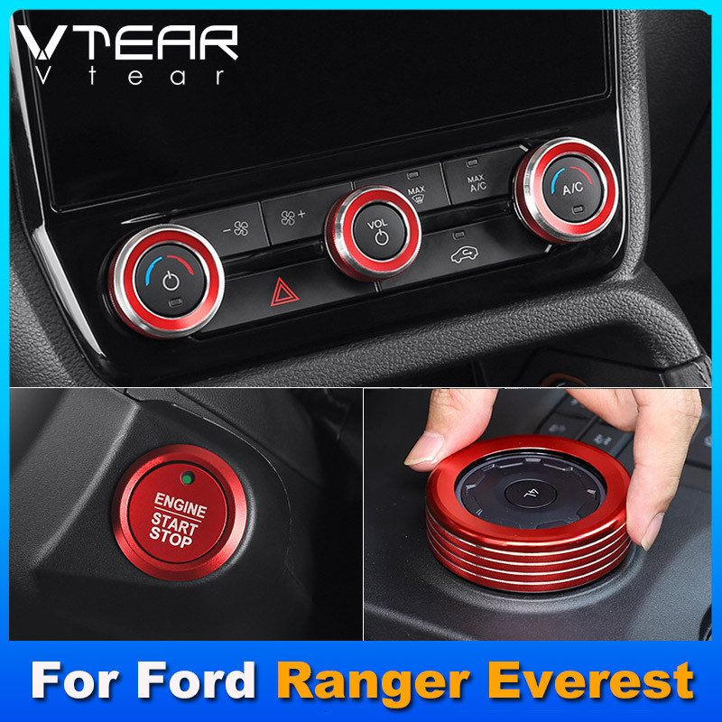 Car Stainless steel Air Conditioning volume control Knob For Ford ...