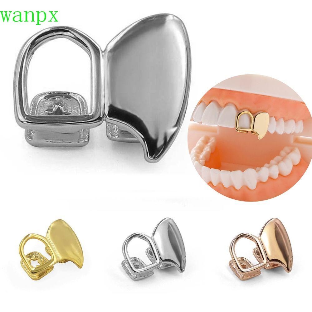 WANPX Teeth Grills Punk Gold Silver Color Gift Party Mouth Dental Fangs