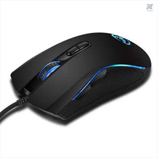 BEM HXSJ A869 Wired Gaming Mouse 3200DPI 7 Buttons 7 Color LED Optical