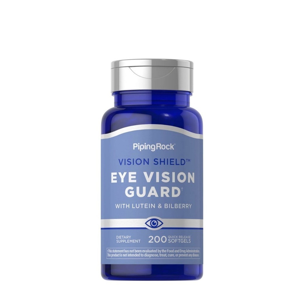 Pipingrock Lutein Bilberry Eye Vision Guard Zeaxanthin 200 Quick Release Softgels Shopee 8787