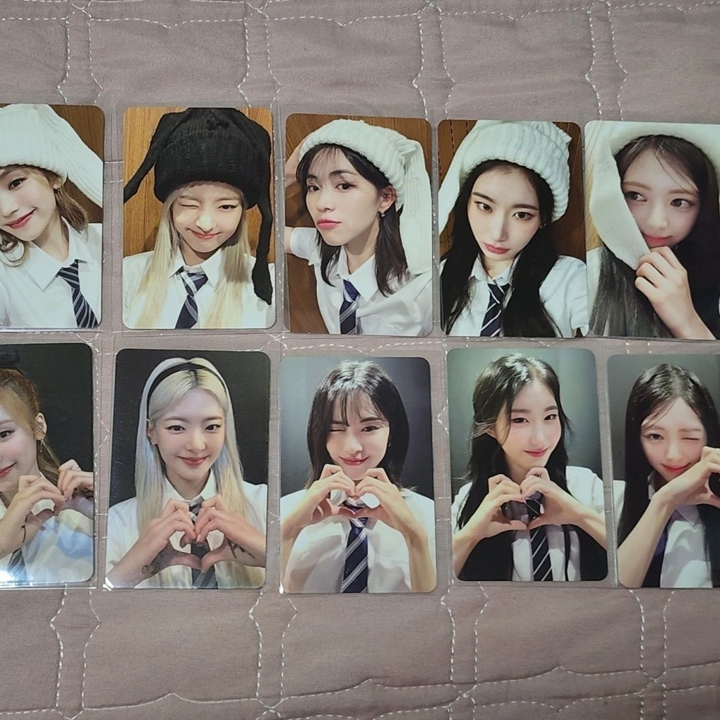 Ready Stock itzy School Uniform Rabbit Hat ms Special Card Photographed ...