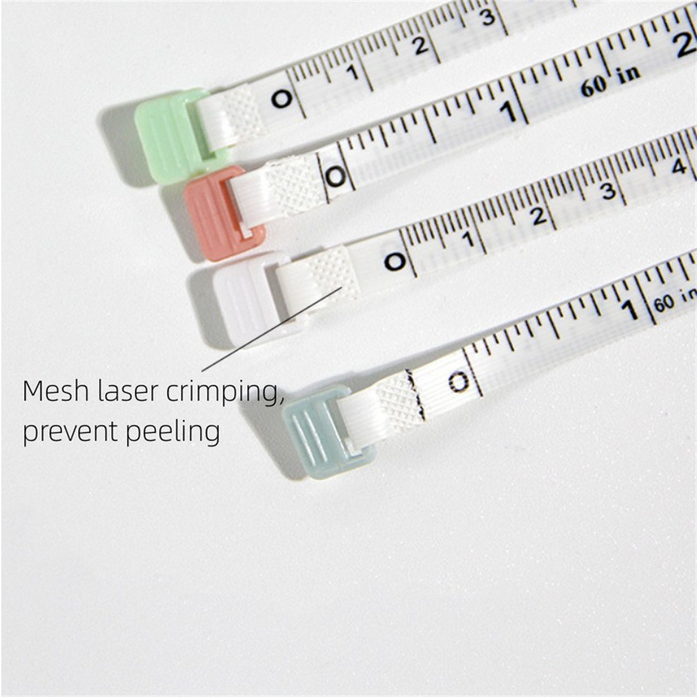 Mini Measurement Tape Soft Tape Measure Retractable 1.5m 5ft 60