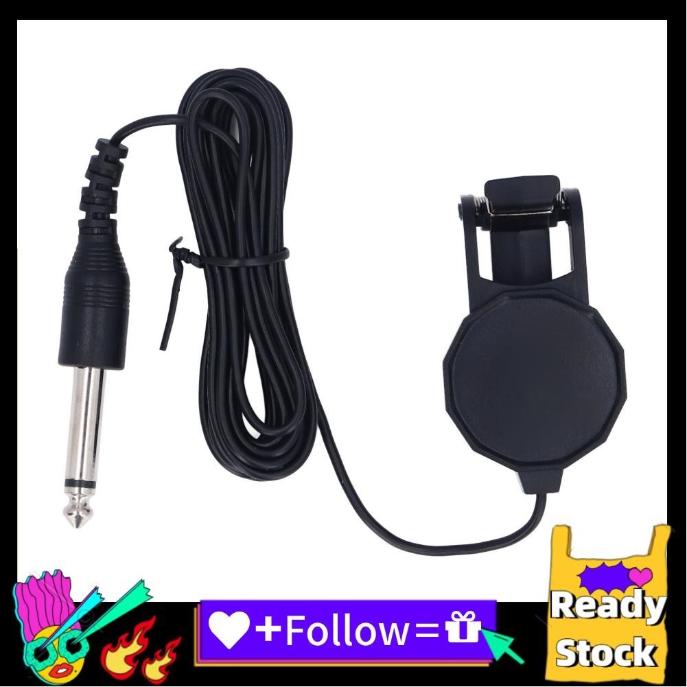 Icegg Clip On Pickup Guitar Compact Good Compatibility 6.35mm Output