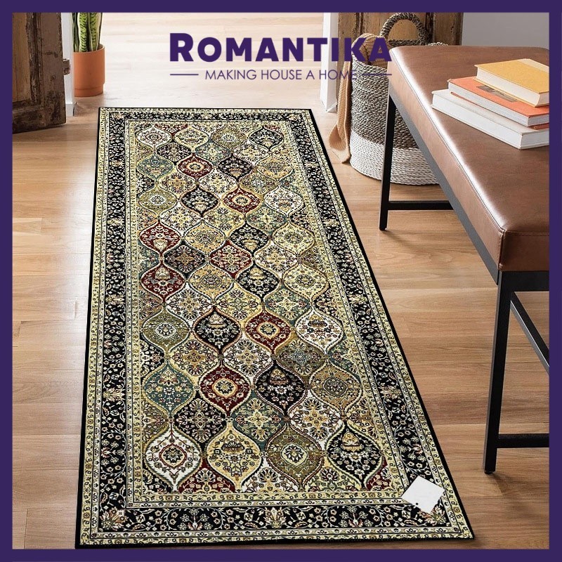 Romantika Imitation Cashmere Carpet Side Rug Entrance mat 50*120cm Anti ...