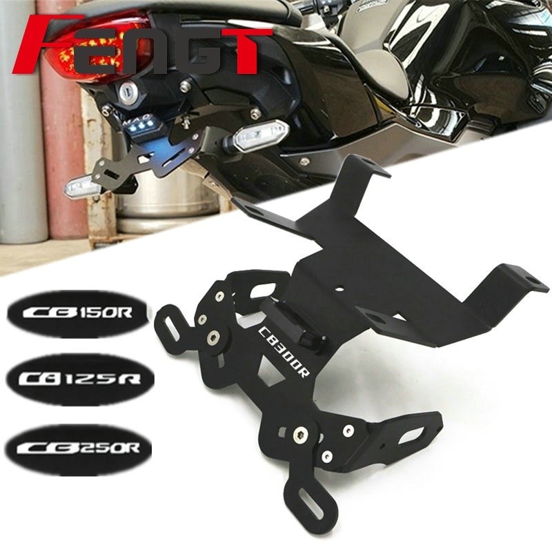 Voor CB125R CB150R CB300R 2018 2019 2020 2021 2022 Motorfiets Achterlichten Tidy Fender Eliminator Kit Kentekenplaathouder Beugel Kentekenplaathouder voor motorfietsen