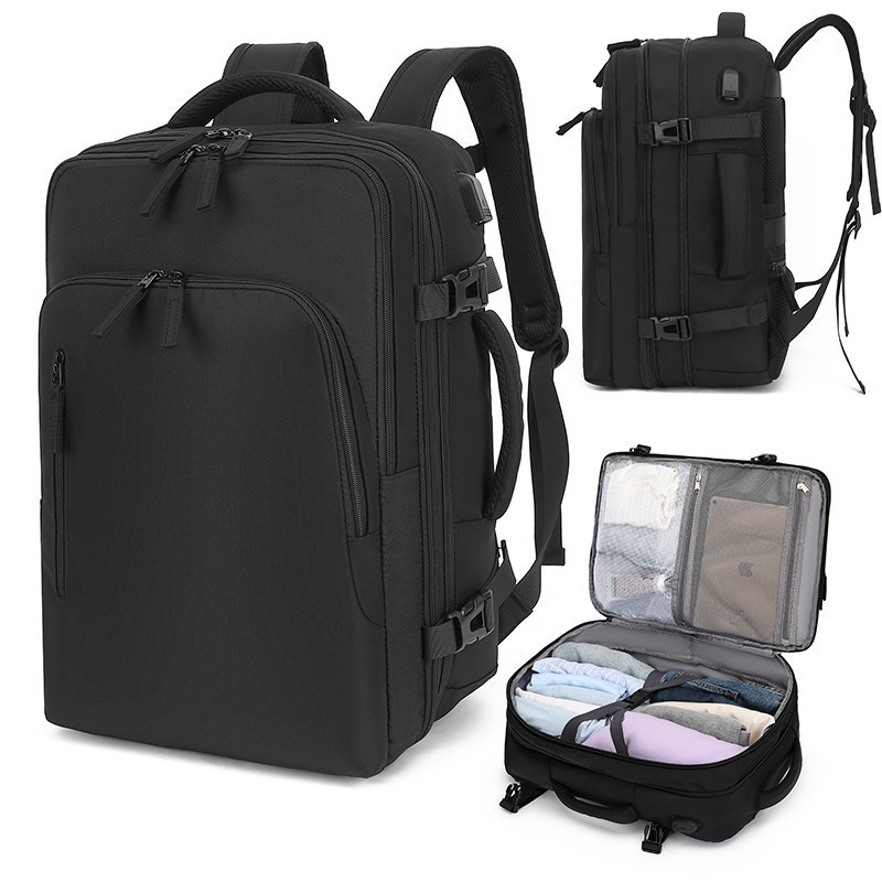 40L travel bagpack Expandable 15.6 inch laptop Backpack Large Capacity ...