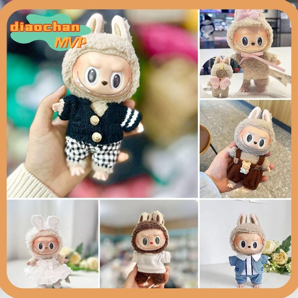 DIACHAMY Labubu Doll Clothes, Cotton Cos Gift Doll Accessories ...