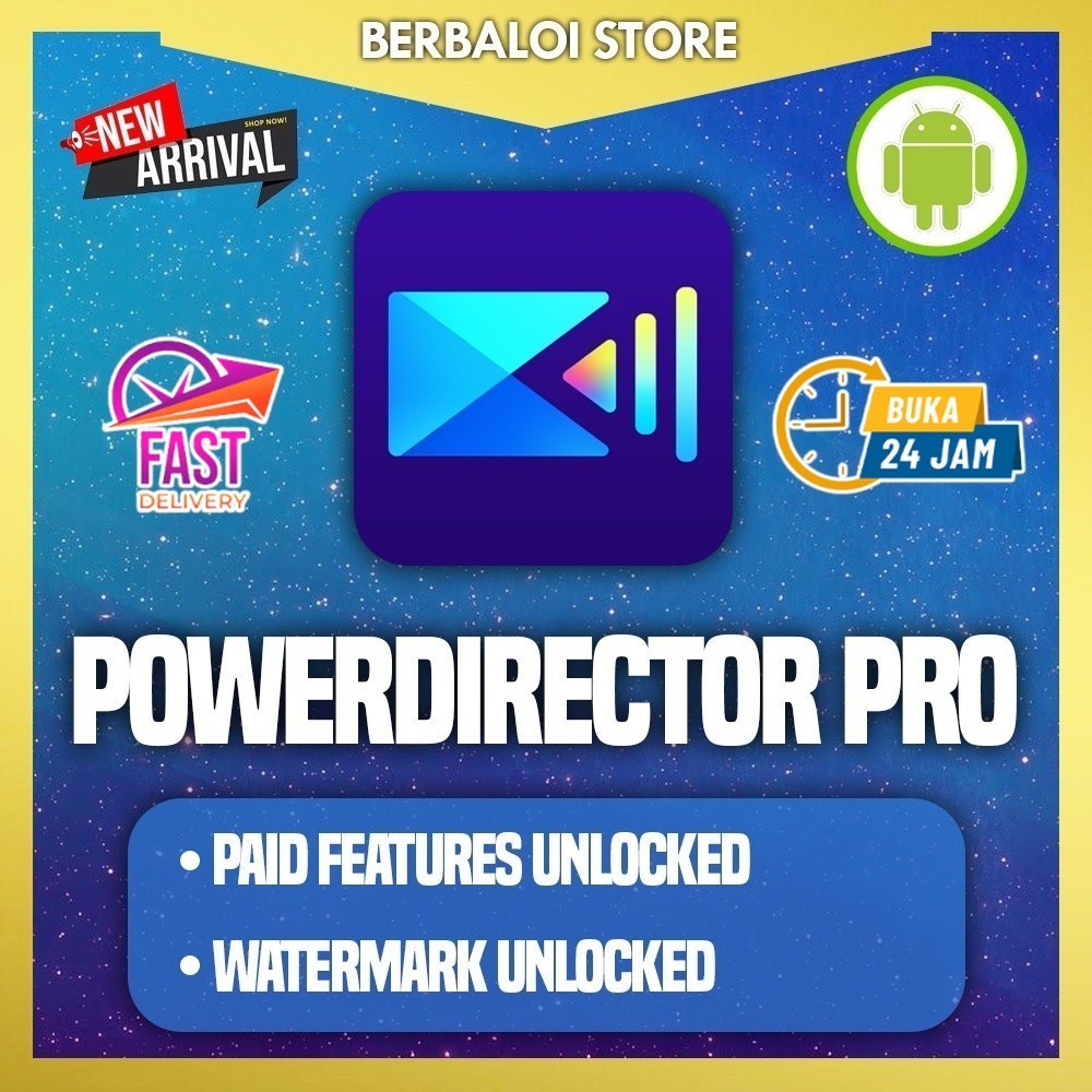 [FAST SEND] PowerDirector MOD LATEST & LIFETIME (ANDROID APP Video