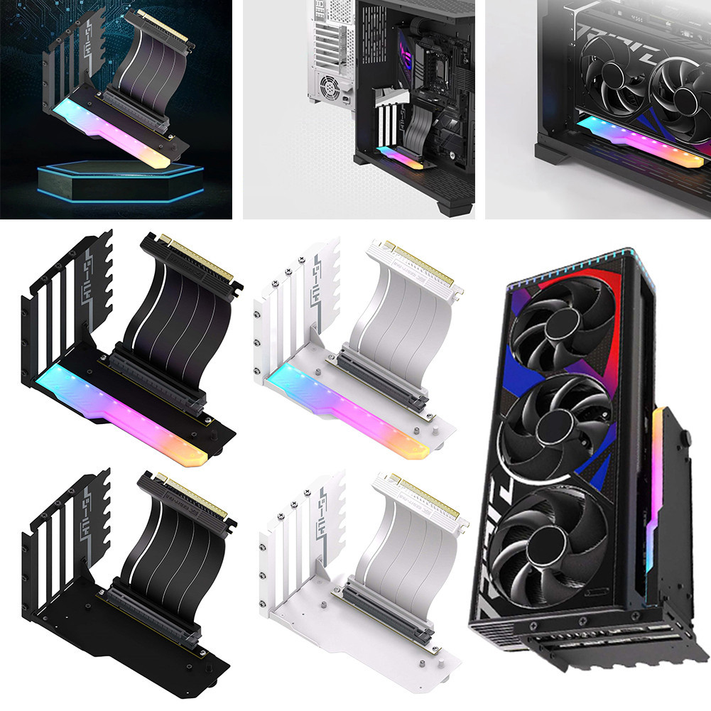 keepdreaming Vertical Graphics Card Holder Kit with 15cm PCI-E 4.0 X16 ...