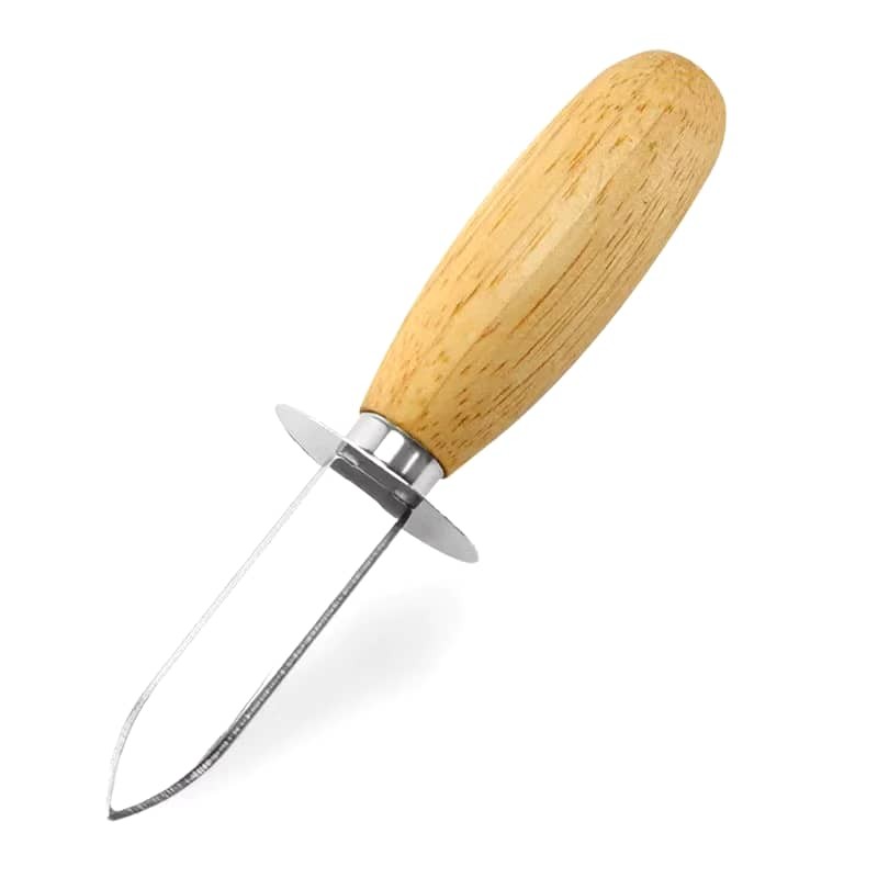 Stainless Steel Oyster Opener Oyster Knife Wooden Seafood,Shell Food ...