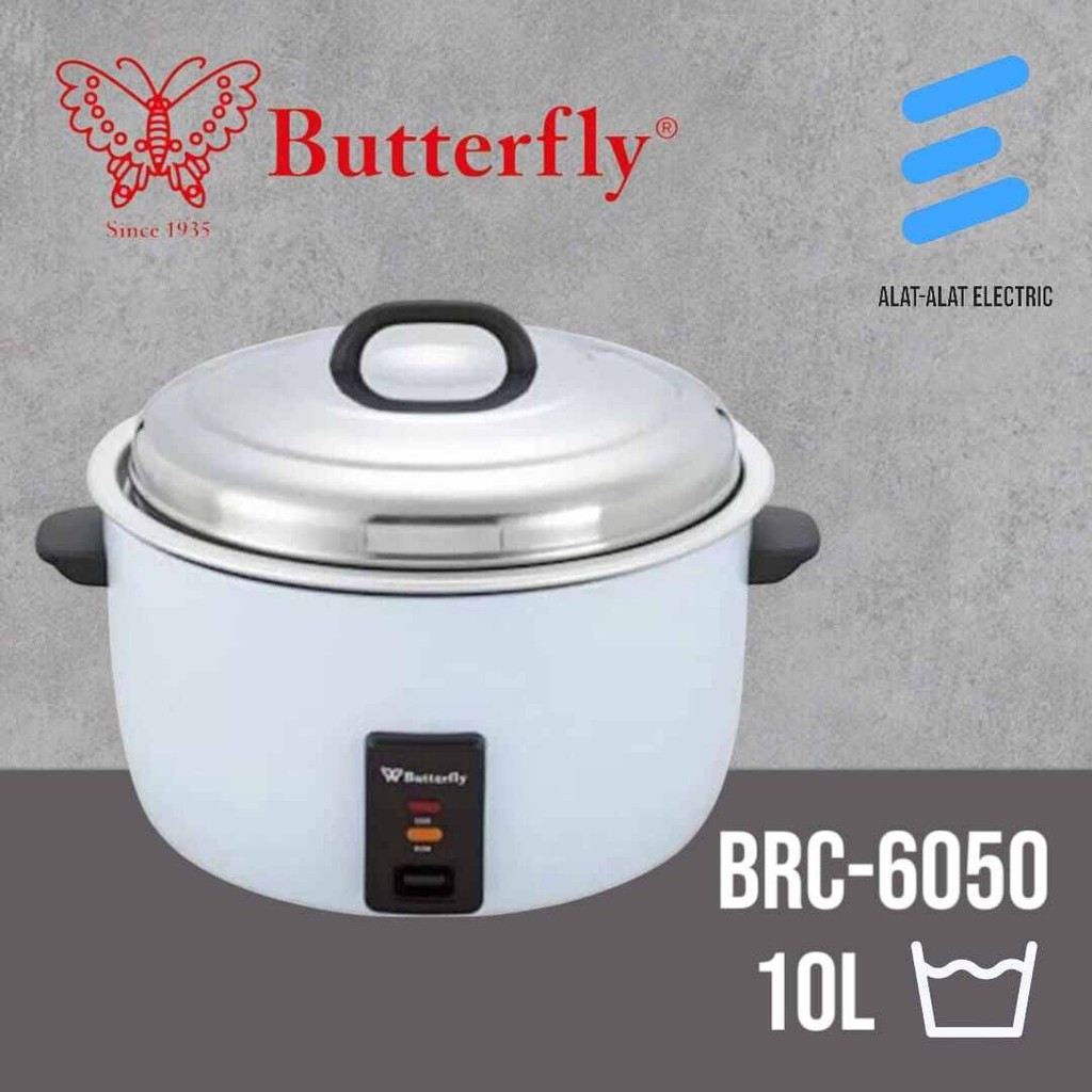 BUTTERFLY ELECTRIC RICE COOKER 10L BRC-6050 | Shopee Malaysia