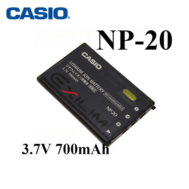 Batteria Compatibile Casio Exilim EX-Z60/Z65/Z70/Z75/Z77 – 700mAh Li-Ion, Sostituisce NP-20, Al Sicuro E Potente!