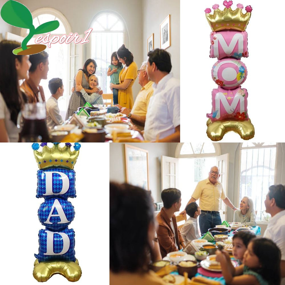 ESPOIR Standing Mom Balloon, Aluminum Foil Large Happy Birthday ...