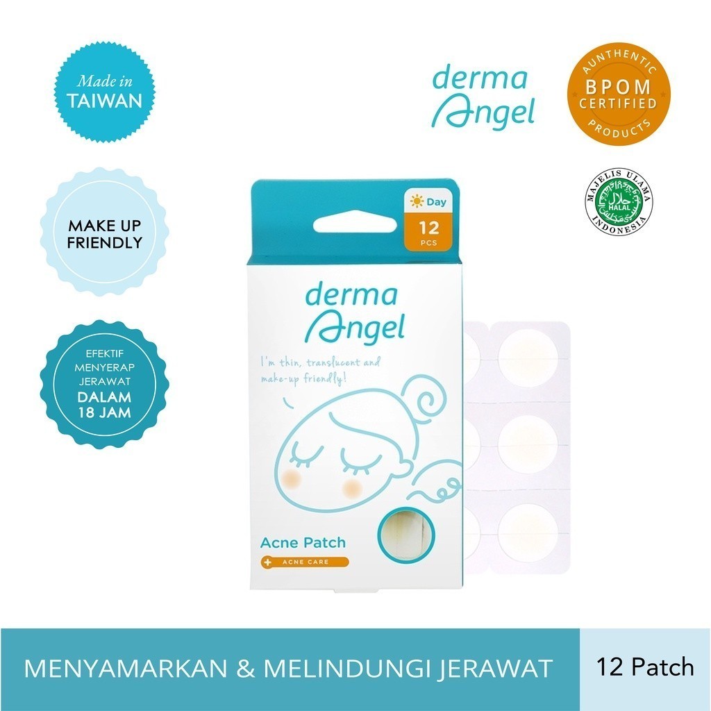 Derma Angel Acne Patch Day: Contains 12 Patches | Transparent Acne ...