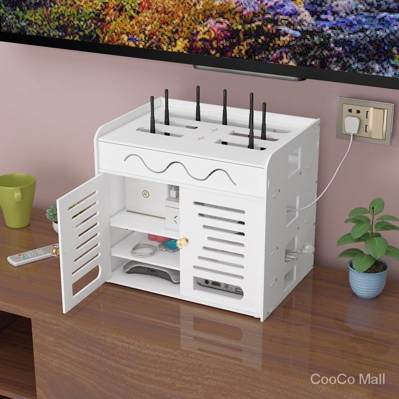 Lage Space Multi Hole Bit Bamboo Cove Home WiFi Oute